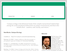 Tablet Screenshot of campusecologist.com